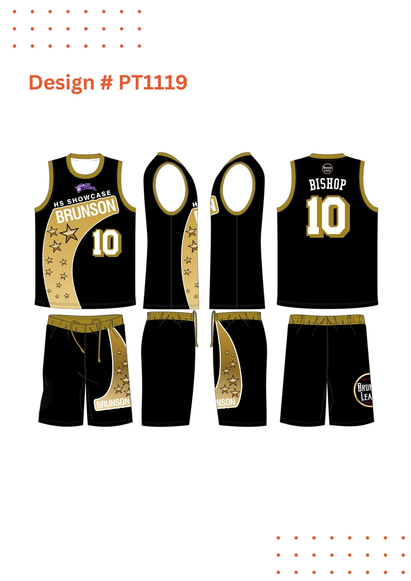 Custom Basketball Uniforms – Mockup Designs
